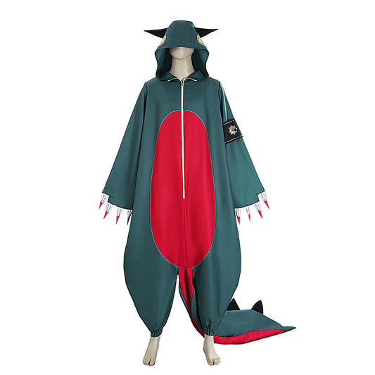 Anime GACHIAKUTA Guita Cosplay Costume Dinosaur Jumpsuit for Halloween  Comic Con