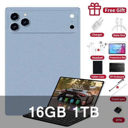 iPad 17 Pro Max SIM 16GB 11.6inch Tablet Dual 1TB MTK G99 5G Dual Card Video Android16 4K HD call WIFI MI Global Version PC AC37