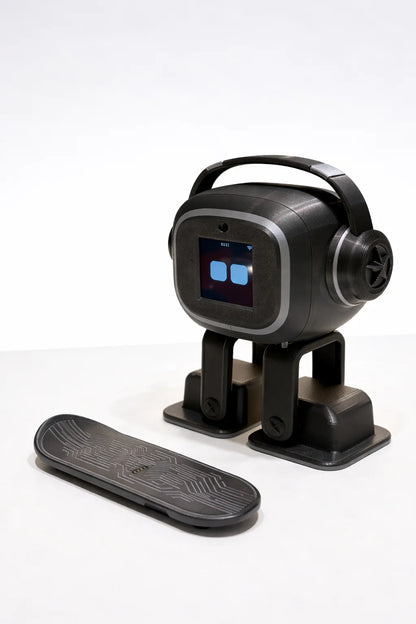 Miso Interactive AI Desktop Robot | EMO Smart Chat, Multilingual Companion, Dancing Mini Robot Charging Skateboard Fun Gift Toy