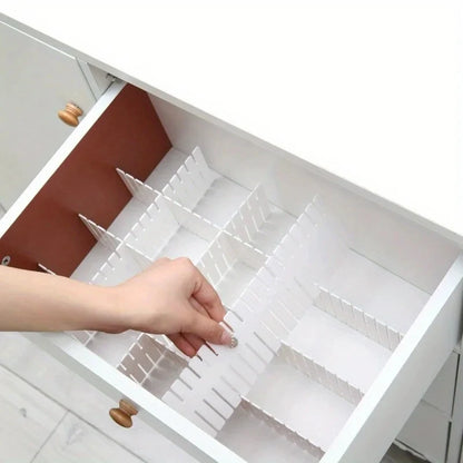 Household Drawer Divider Drawer Storage Divider Bedroom Cabinet Drawer Underwear Sock Sorting Adjustable DIY Storage Rack