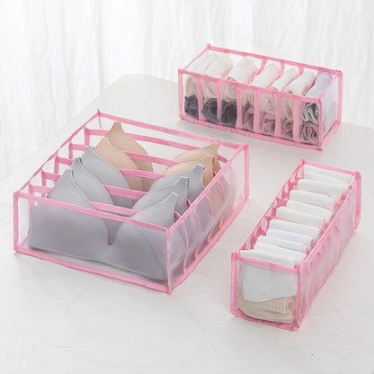 Closet Organizer For Underwear Socks Home Cabinet Divider Storage Box Drawer Organizers Bra Socks Storage Organizer Box