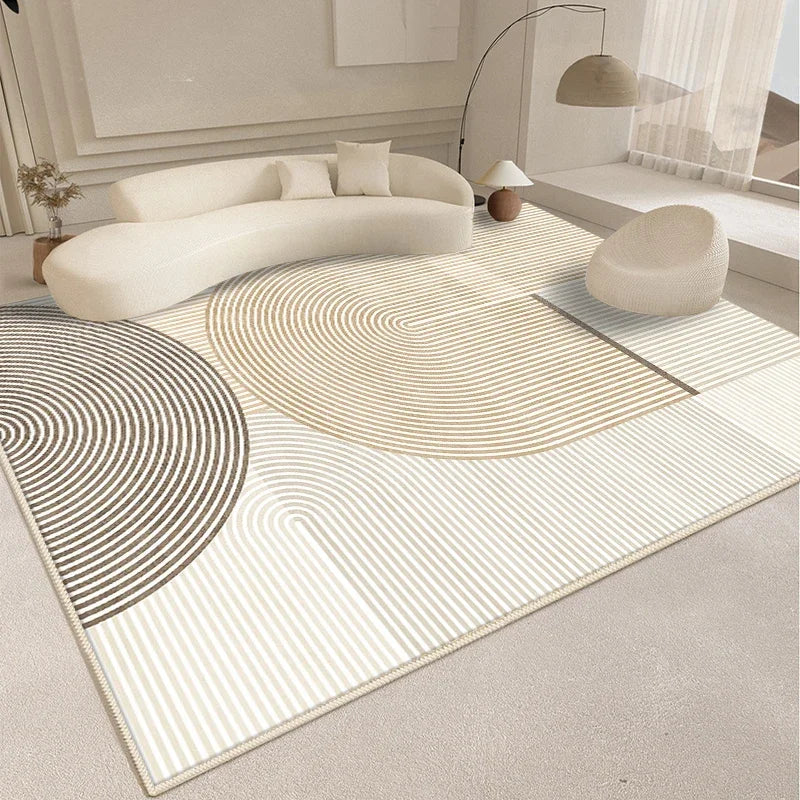 Minimalism Style Carpet Living Room Decoration Fluffy Soft Rugs for Bedroom Abstract Large Plush Rug Home Thickened Floor Mat