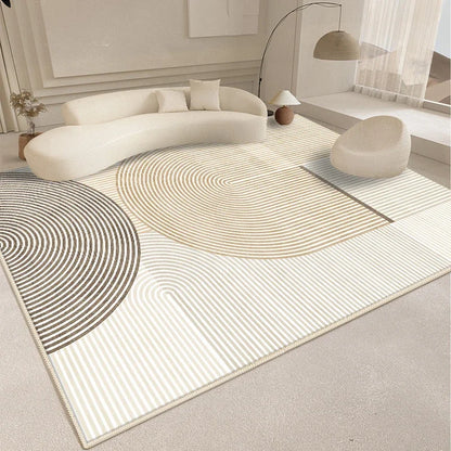 Minimalism Style Carpet Living Room Decoration Fluffy Soft Rugs for Bedroom Abstract Large Plush Rug Home Thickened Floor Mat