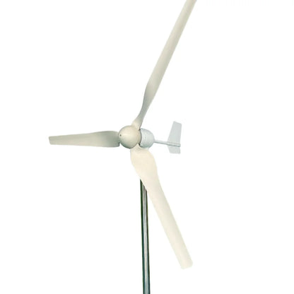 Low Noise 4KW Horizontal Axis Wind Power Generator 24V 48V Built‑in MPPT Controller Small Home Wind Energy System From factory