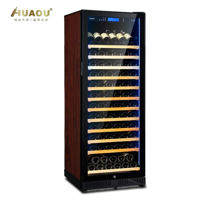 85 Bottle 24 Inch Freestanding Wine Cooler Beer and Wine Fridge with Hanging Cup Rack for Home Bar Kitchen Storage System