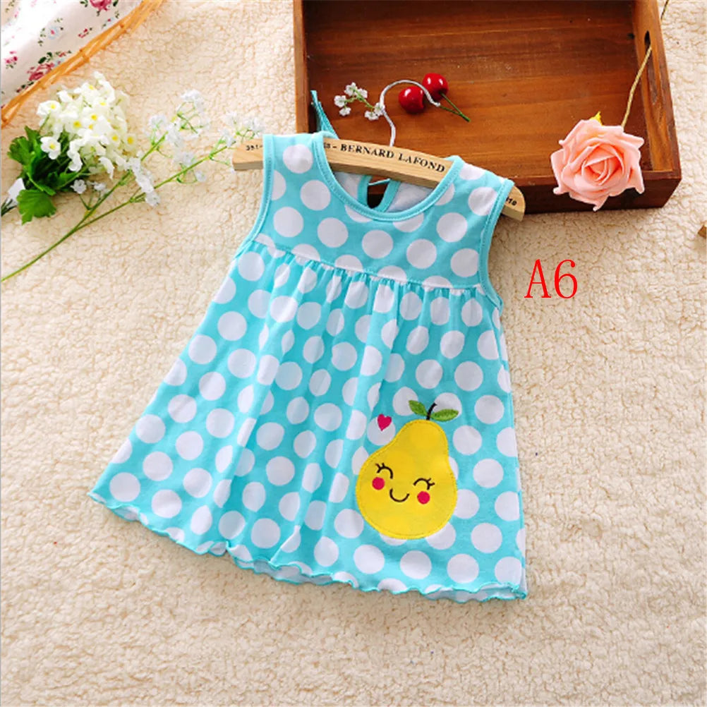 Hot Sale Cotton Romper Dress Baby Girls Sister Kids Dresses Cotton Newborn Costum Regular Sleeveless A-Line Girl Dresses
