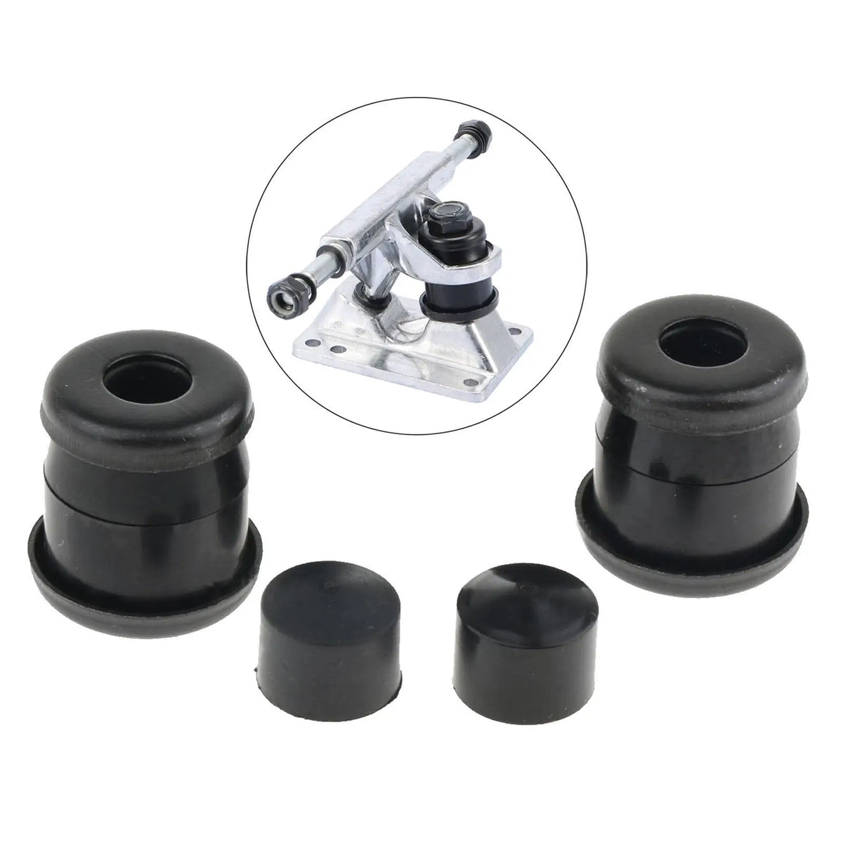 PU Skateboard Truck Bushings Soft Replacement Cylinder Conical Bushing Set for Skate Truck Upgrade
