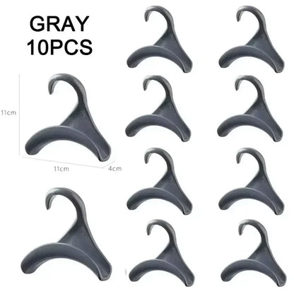 5pcs bag hanger hook Handbag hat scarf storage rack wardrobe backpack hook Handbag Holder Storage Rack Organization