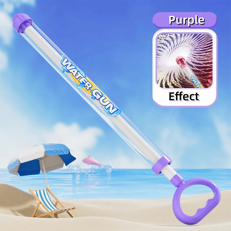 Water Gun, Water God Tool Beach Small Water Spray Pulling Water Gun Children Drifting Play Gift Toy