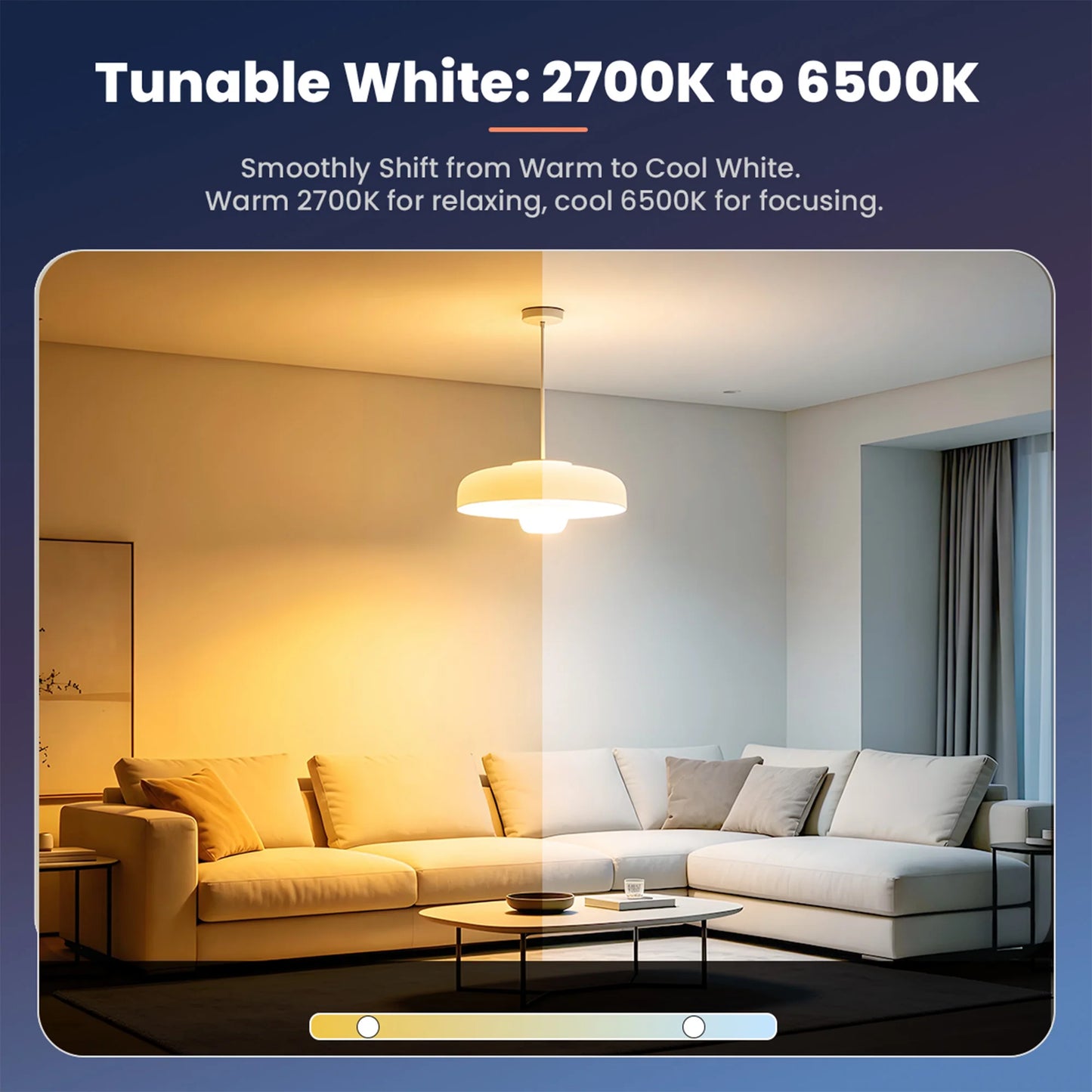 4pcs, RGBCW Smart Bulbs, Color Changing Dimmable LED Lights, Music Sync & App Control for Home Bedroom