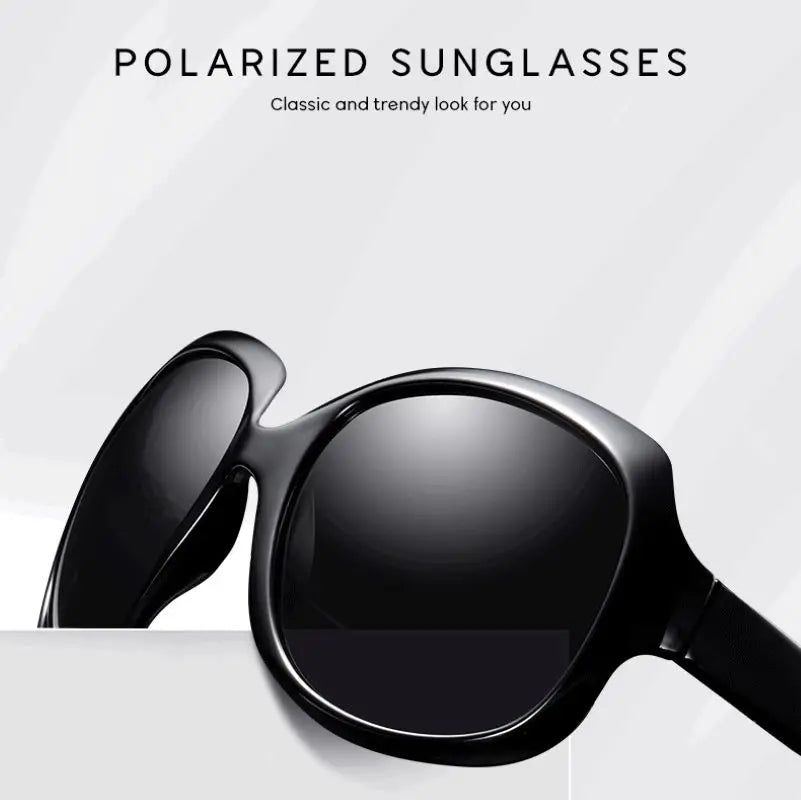 Polarized Women Sunglasses Oversized Anti Reflective UV400 Fashionable Simple Sports Style Drive