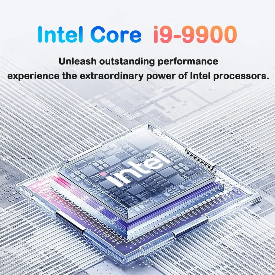 2026 14.1" Slim I9-9900 Laptop,32GB 2TB NVMe SSD,Win11 Pro,WIFI6 BT5.2 FHD Notebook for Gaming Design Office Study