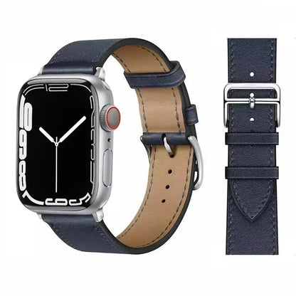 Leather Watch Straps For Apple Watch Band 46mm 44mm 49mm 45mm 42mm 40mm 41mm Bracelet Iwatch Series 11-10-9-8-7-6-5 Se-Ultra 2/3