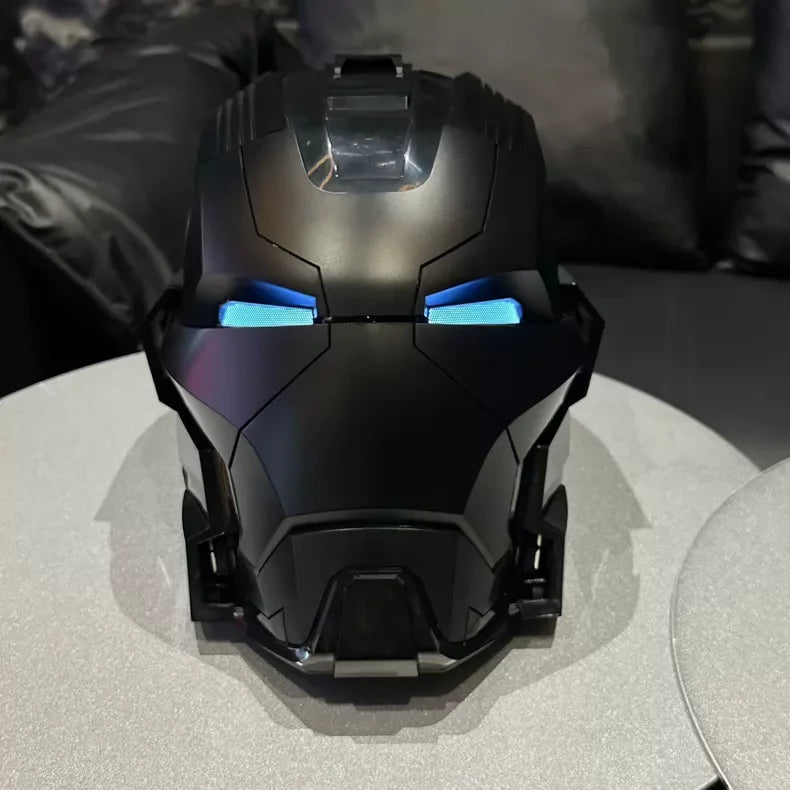 Newly Upgraded Iron Man Helmet Mk5 Mk50 Mk17 Wearable Voice Controlled Opening And Closing Classic Collectible Ornaments Gifts