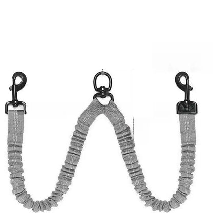 Dog Leash, Double-headed Dog Rope, Shock-absorbing Elastic Rope, Explosion-proof Dog Chain, Dog Walking Rope, Pet Supplies