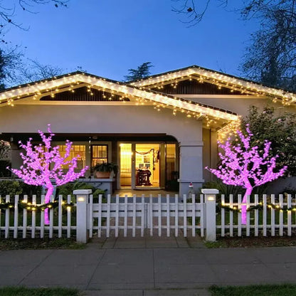 Cherry Blossom LED Christmas Tree Lights 480/576pcs Set 1.5m/5ft Height Indoor And Outdoor Decorative Lighting