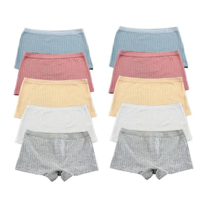 10PCS Fast Shipping M-XL 95% Cotton Boxer Shorts Women Sports Panties Yoga Panty for Female Underpants