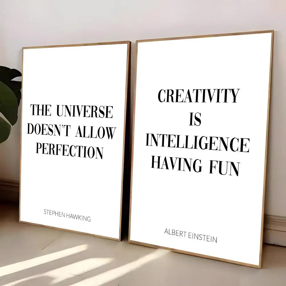 Motivation Success Quotes Poster Perfect Space Sticker Self Adhesive for Office Home Theater Wall Art Decor Fancy Gift
