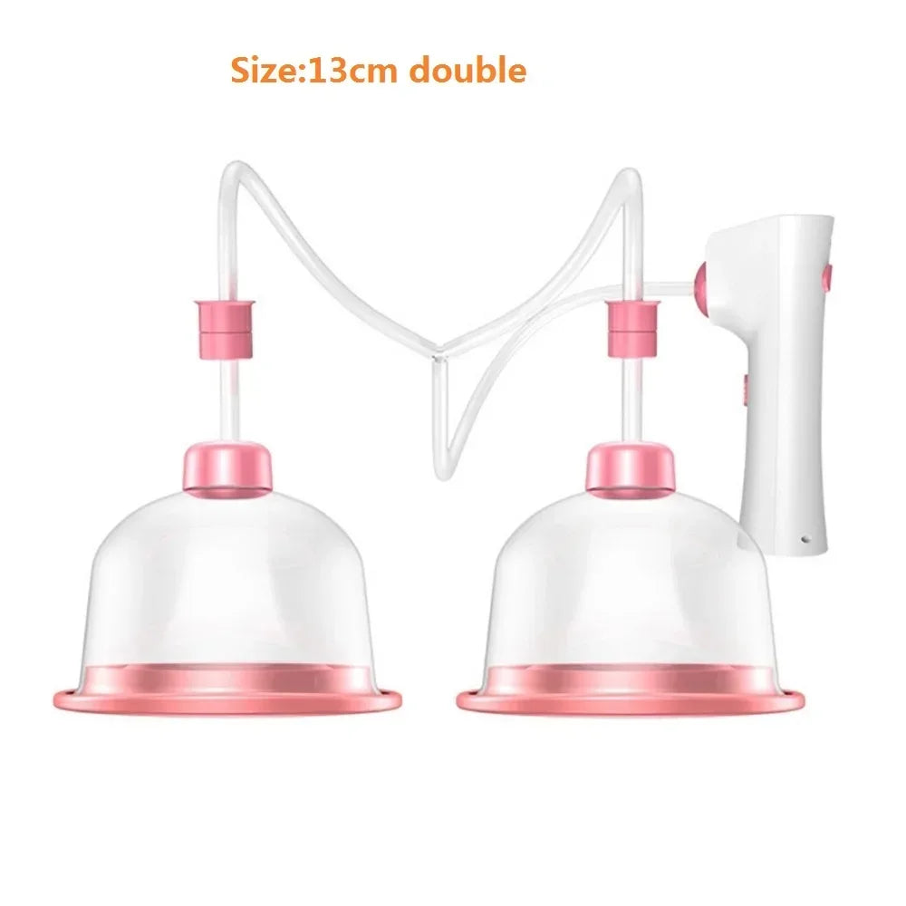 Professional Breast Massage Electromechanical Beauty Breast Enhancement Machine 2 Sizes of Vacuum Breast Pump Design Suction Cup