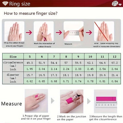 Exquisite Romantic Engagement Jewelry 3 Prong Heart Rings For Women Wedding Party Valentines Gift