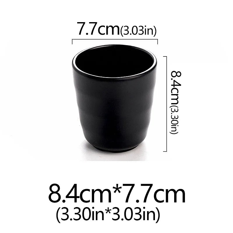 Frosted Melamine Ramen Bowl Imitation Porcelain Large Noodle High Temperature Resistance Bowl Salad Soup Bowl Fast FoodTableware