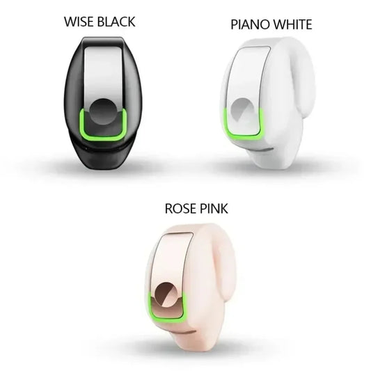 Bluetooth Headset 5.3 Bone Conduction Wireless Ear Clip Headphones IPX5 Waterproof Sport Gaming Earbuds Noise Cancelling