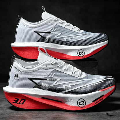 Men Running Shoes Carbon Board Marathon Sports Speciality Breathable Lightweight Women's Comfortable Athletic Nonskid Sneakers