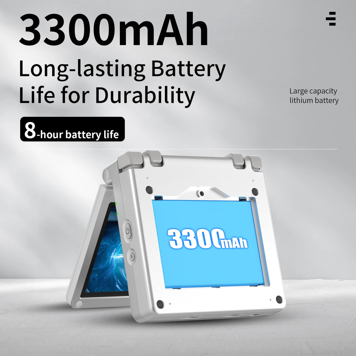 ANBERNIC RG35XXSP FILP 3.5 Inch IPS Screen Retro Game Console 64GB Built-in TF Card 3300mAh Battery Linux System HD TV Output Support Classic Casual Gaming  Built-in Hall Switch Chip