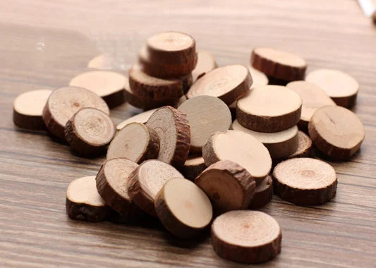 10/20pcs Home Mini Moss World Decoration Micro Garden Miniature Terrarium Potted Wooden Crafts Base DIY Accessories Material