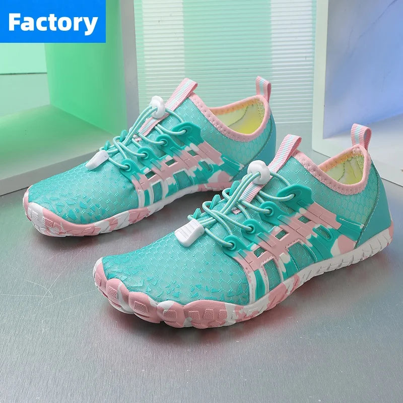 Aqua Shoes For Women Men Barefoot Water Shoes Anti-Slip Quick-Drying Outdoor Beach Upstream Wading Swimming Shoe Sneakers Unisex