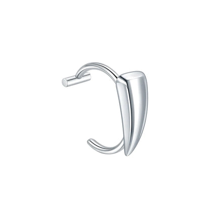 1PC Stainless Steel Fake Nose Ring Hoop Septum Rings Non-Pierced C Clip Lip Ring Earring Fake Nose Piercings Women Body Jewelry