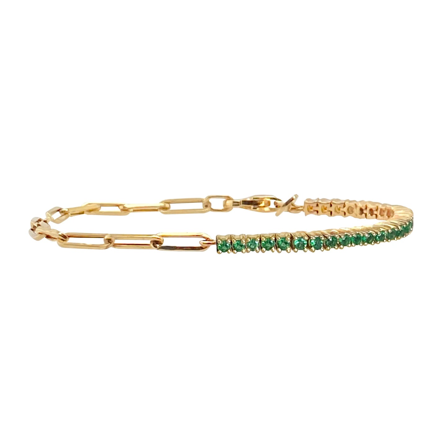 Luxury Color Cubic Zirconia Gold Color Tennis Bracelets For Women Girls 2022 New Trend Chain Bracelets Jewelry Party Gifts