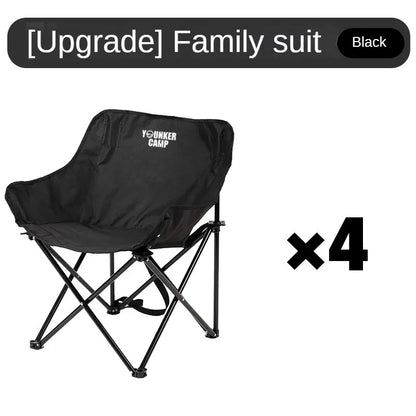 Outdoor Folding Moon Chair Portable Chair Camping Chair Picnic Gear Fishing Small Horse Stool Student Sketching