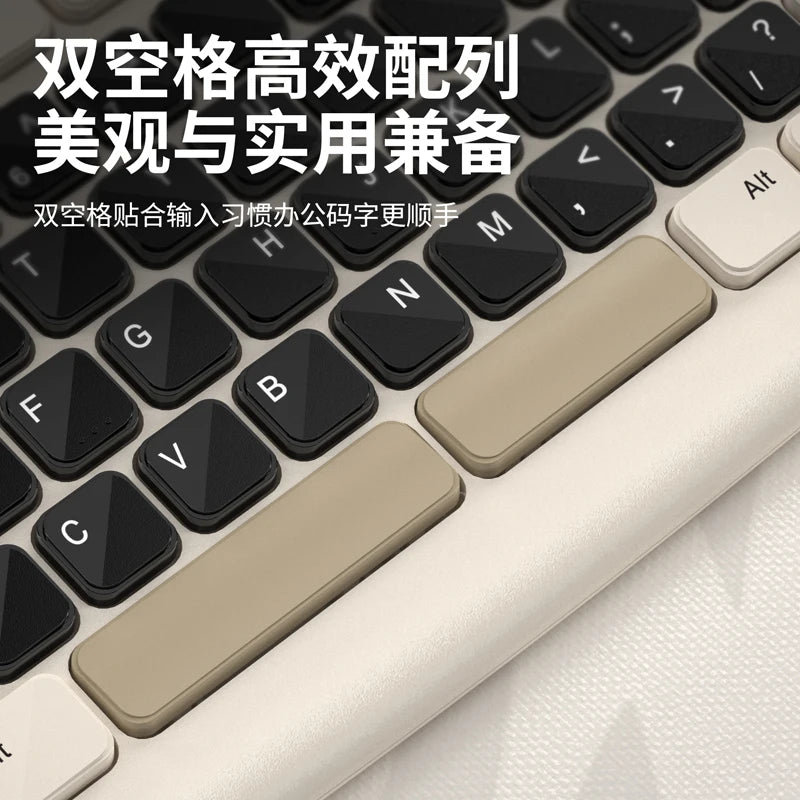 Ks Bluetooth Keyboard and Mouse Combo，Full Size Wireless Dual-Mode Connection，Low-Noise Keys for Desktop/Laptop