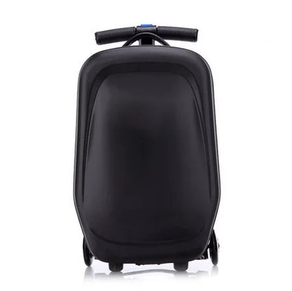 Adult Folding Business Trolley Case Design Cool Travel Suitcase Trip Cabin Skateboard Scooter Kids Riding Luggage Carrier Unisex