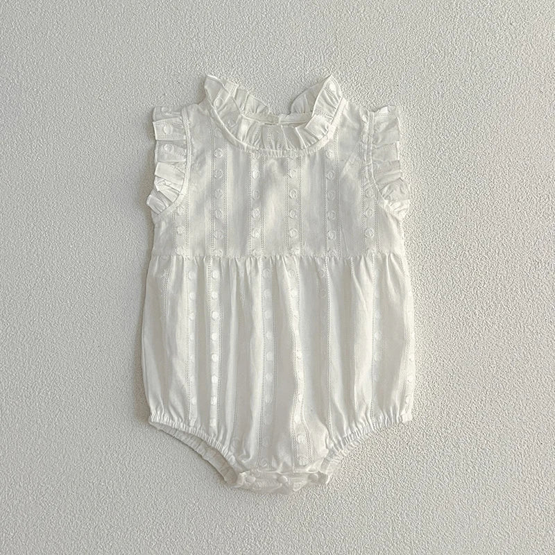 0-24M Baby Clothes Summer Baby Girl Bodysuit Floral New Female Baby Small Flying Sleeve Romper Dress Newborn One-piece Jumpsuit