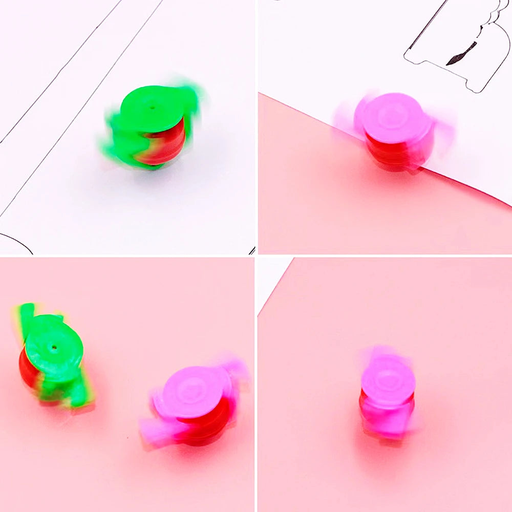 20Pcs Fun Bulk Toy Gifts Colorful Whistle Spinning Top Kids Birthday Party Favors Pinata Filler Boys Girls Carnival Party Prizes