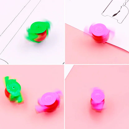 20Pcs Fun Bulk Toy Gifts Colorful Whistle Spinning Top Kids Birthday Party Favors Pinata Filler Boys Girls Carnival Party Prizes