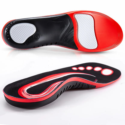 220+ Lbs Heavy Duty High Arch Support Insoles for Men Women Shock Absorbing Shoe Inserts for Flat Feet Standing All Day Insole