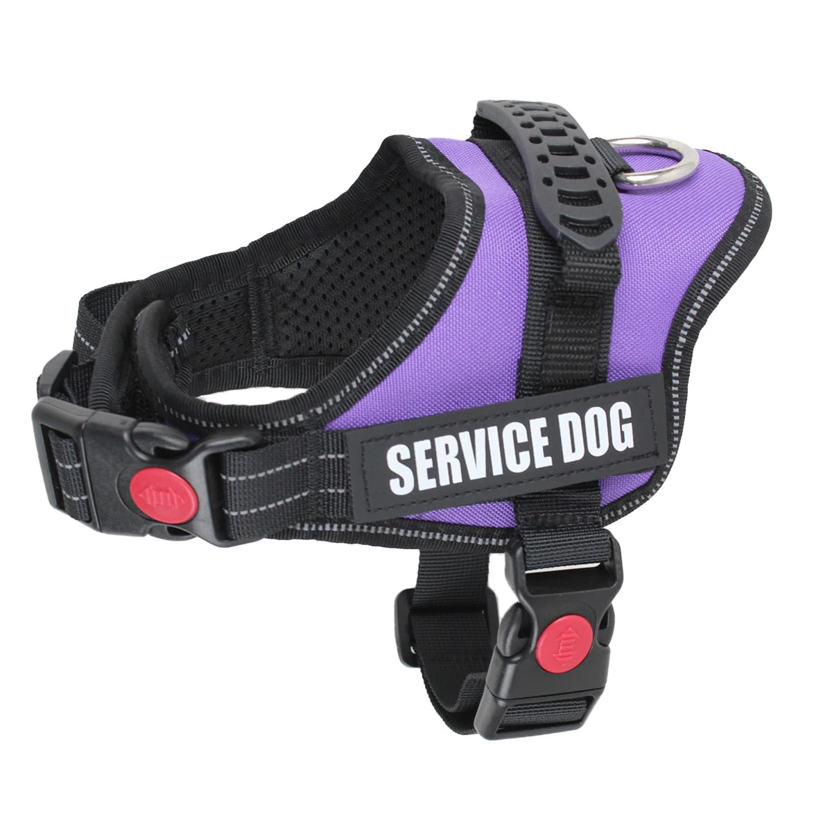 Accept Customise Patches Pet Dog Harness No Pull Reflective Saddle Adjustable Dog Walking For Small Medium And Large Dogs Vest