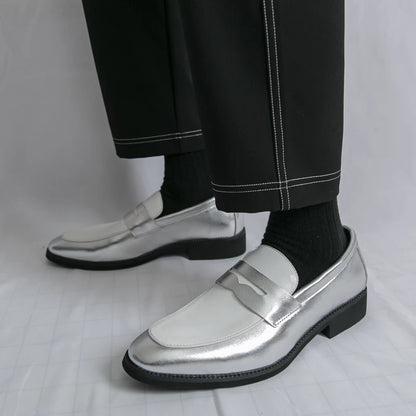 Men Shoes for Wedding Moccasins 2025 New Loafers for Men Breathable Man Slip on Flats Leisure Walk Driving Shoes Walking Shoes