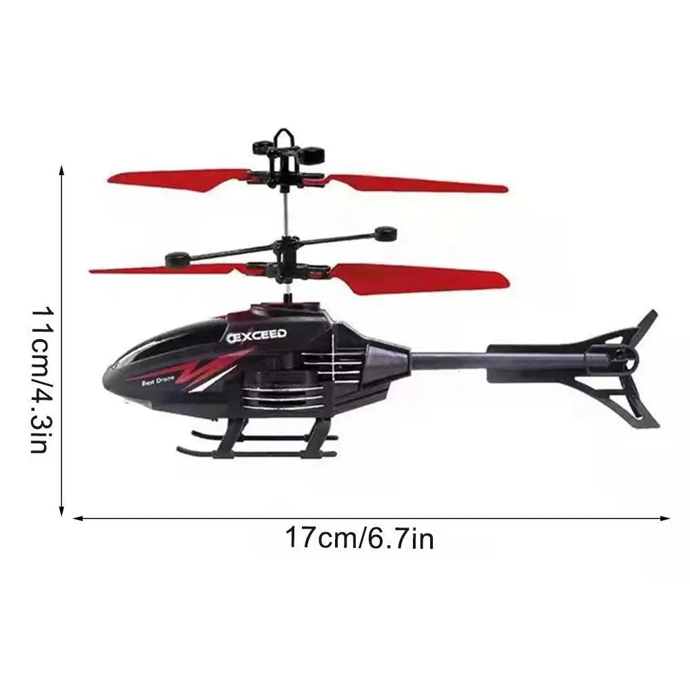 Remote Control Helicopter 2 Channel RC Helicopter Toys for Kids Flying Toys Infraed Induction Suspension Aircraft Charging Gift
