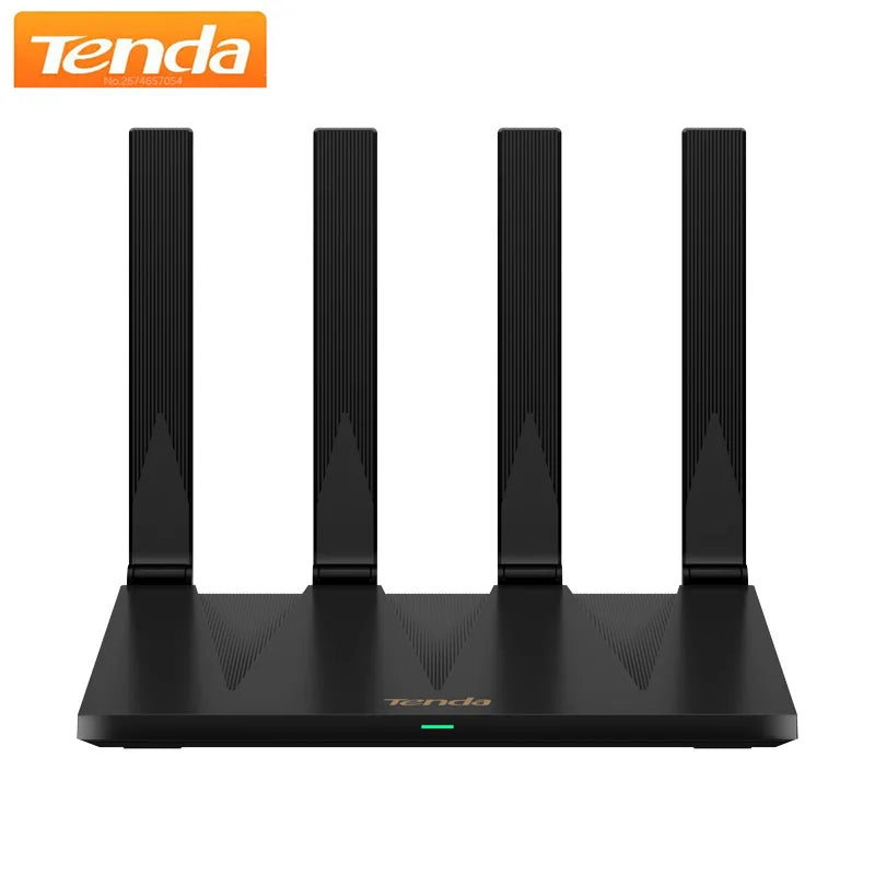 Tenda AX12 Pro AX3000 WiFi 6 Router 160MHz Dual Band Gigabit Mesh VPN NFC Signal Booster High Gain Antennas Long Range Coverage