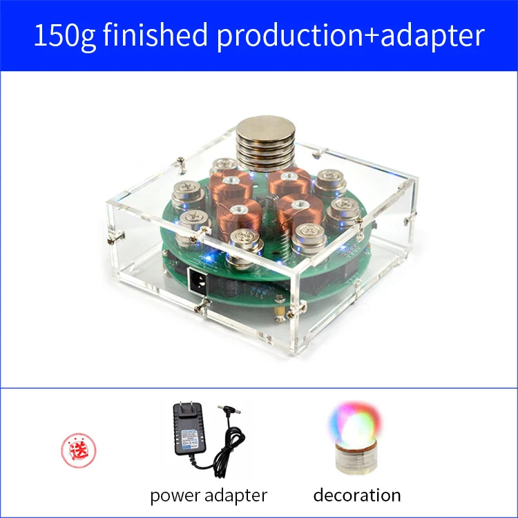 CIRMECH Intelligent Magnetic Levitation Push Type Magnetic Levitation DIY Kit DC12V 2A New Style Suspension Magnetic