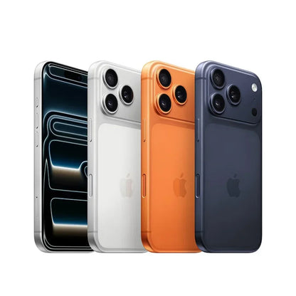 Apple iPhone 17 Pro Max Original New 12GB RAM 120Hz 6.9" Super Retina OLED Screen A19 Pro Chip 48MP Three Cameras iOS 26 5G