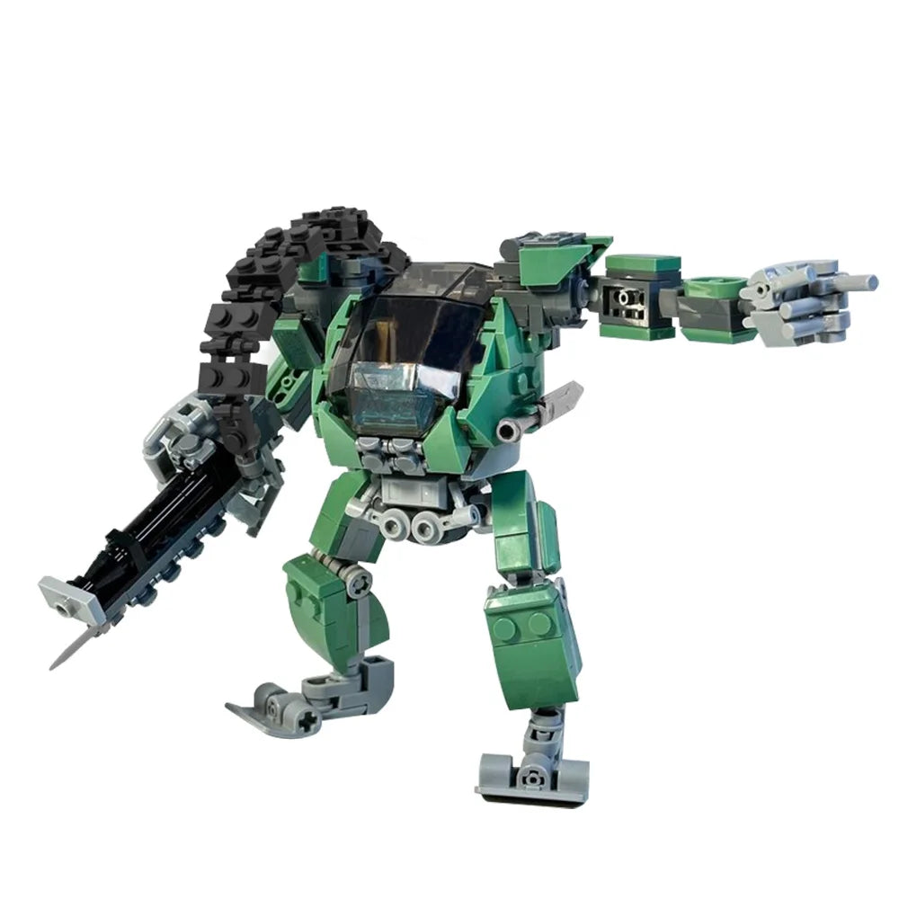 MOC Avatars AMP Suit V3 Building Blocks Model Science Fiction Movies High-tech Combat Armor Bricks Assemble Toys Kids DIY Gifts