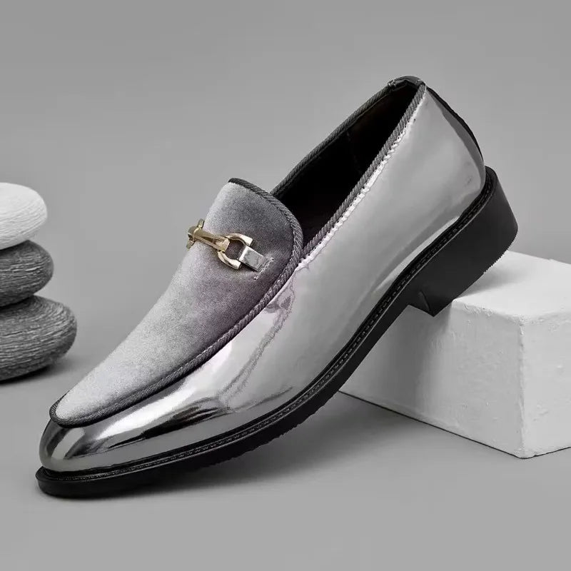 luxury office shoes for man golden wedding dress loafers shoes for man formal shoes on for man official zapatos elegantes hombre