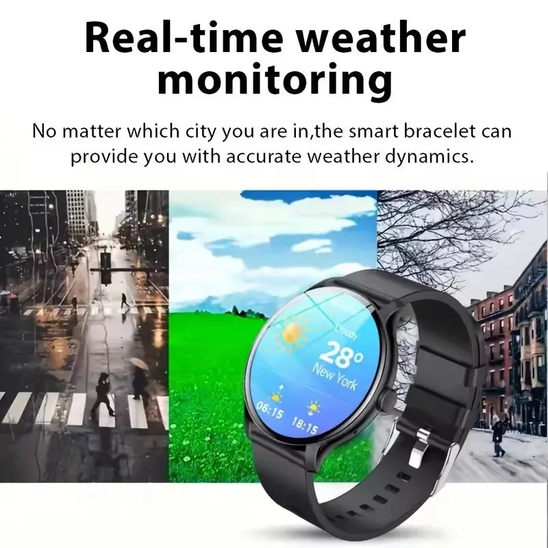 2026 Smart Watch Women Round Smartwatch Bluetooth Call Men Fitness Tracker Bracelet Custom Watch Face Watches For Android IOS