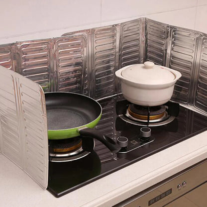 1pc Kitchen Oil Splash Guard Anti-oil Screen Removable Oil-Proof Splash Guard Kitchenware Home Kitchen Cleaning Accessories