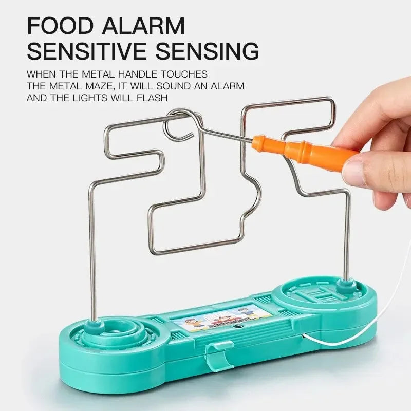 Kids Electric Shock Toy Education Electric Touch Maze Game Party Funny Game Science Experiment Toys for Children Best Gift